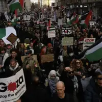 London palestina protest