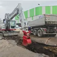 Zenica Trg Alije Izetbegovica radovi 02