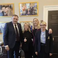 Zeljka Cvijanovic Milorad Dodik Karoline Leavitt Ana Trisic Babic