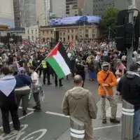 Sydney Australija protesti 02 zbog dolaska predsjednika Izraela