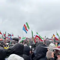 Minhen protest iran/ x