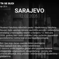 Studenti novog sada podrska sarajevu