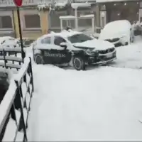 Italiji mecava snijeg Olimpijske igre