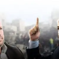 Khaled Meshaal i Khalil al Hayya