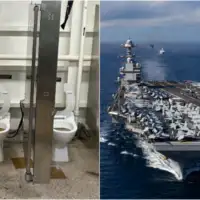 Nosac avioma sad zacepljenim toaletima