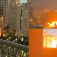 Dubai video slike napad Irana 03 UAE