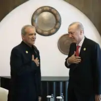 Recep Tayyip Erdogan Masoud Pezeshkian