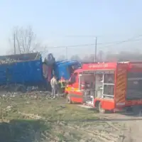 Saobracajna nesreca u Zivinice sudar voza i kamiona