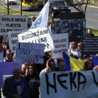Tramvajska nesreca deseti protesti 14 03