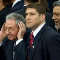 Raul Guillermo Rodriguez Castro sa svojim djedom