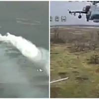 Ukrajina 03 Pogledajte nevjerovatan snimak obaranja helikoptera dronom