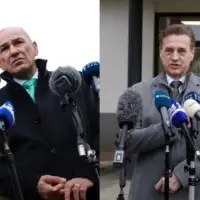 Robert Golob Janez Janša