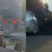 Veliki pozar u Istocnom Sarajevu