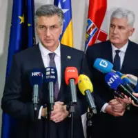 Andrej Plenković i covic Mostar/ x