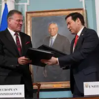 Marco Rubio i Maroš Šefčovič eu