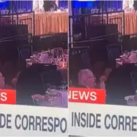 U trenutku pucnjave gost za stolom mirno vecerao