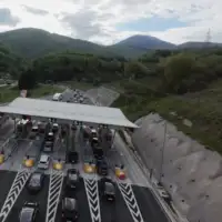 Bradina konjic kolona guzva