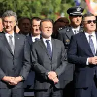 Zoran Milanovic Andrej Plenkovic zajedno na obilježavanju 31. godišnjice Bljesk 2026