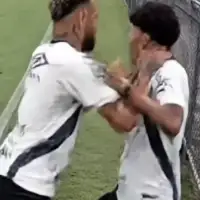 Neymar i Robinho Junior tuča