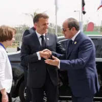 Emmanuel Macron i Abdel Fattah al-Sisi