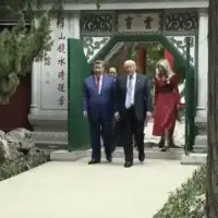 Trump i xi peking