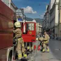 Sarajevo titova ulica pozar