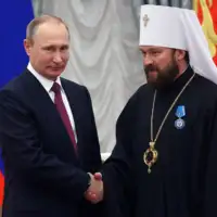 Vladimir Putin i Metropolit Hilarion