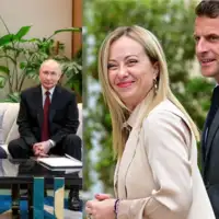 Aleksandar Lukasenko Putin Meloni i Macron