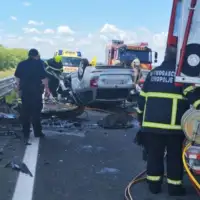 Hrvatska saobracajna nesreca kod vitrovice/ ICV