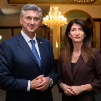 Andrej Plenković i Darijana Filipovic/