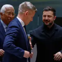 Peter Magyar i Volodimir Zelenski