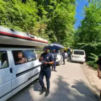Kontrole na Tari: Crnogorska policija