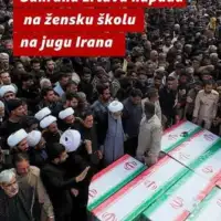 Iran skola ispred skole u Minabu