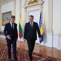Denis Becirovic i sef diplomatije litvanije