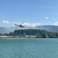Pozar helikopter