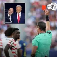 Donald Trump fifa Gianni Infantino Folarin Balogun