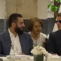 Emmanuel Macron Ahmed al Sharaa
