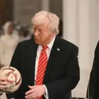 Gianni Infantino Donald Trump Tamim bin Hamad al Thani