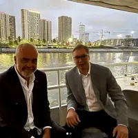 Edi rama aleksandar vucic protesti srbija albanija