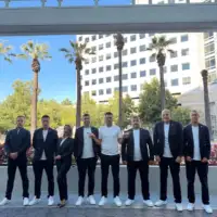 Emir spahic  i članovi stručnog i logističkog tima Zmajeva