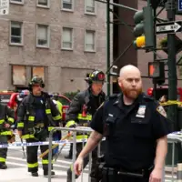 New york policija popustila konstrukcija nebodera evakuacija