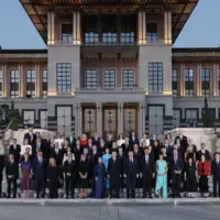 Turska erdogan lideri nato na veceri u predsjednickoj palati