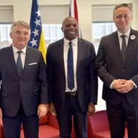 Denis Becirovic zeljko komsic i david lammy london