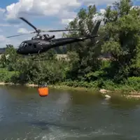Helikopter ZDK požar maglaj