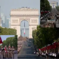 Francuska pokazuje vojnu snagu na Dan Bastilje vojna parada etto