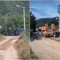 Kosovo 07 Jezero Gazivode Kosovo ruši nelegalne vikendice Srba