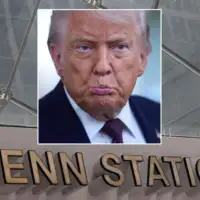 Donald Trump Penn Station