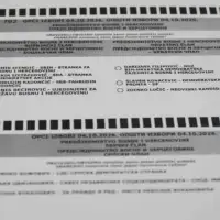 Novi glasacki listici za izbore 1