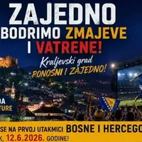 Jajce sp 2026 Zmajevi i Vatreni na istom ekranu: Jajčani će u centru grada zajedno navijati za BiH i Hrvatsku