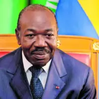 Predsjednik Ali Bongo.  Gabon drzava